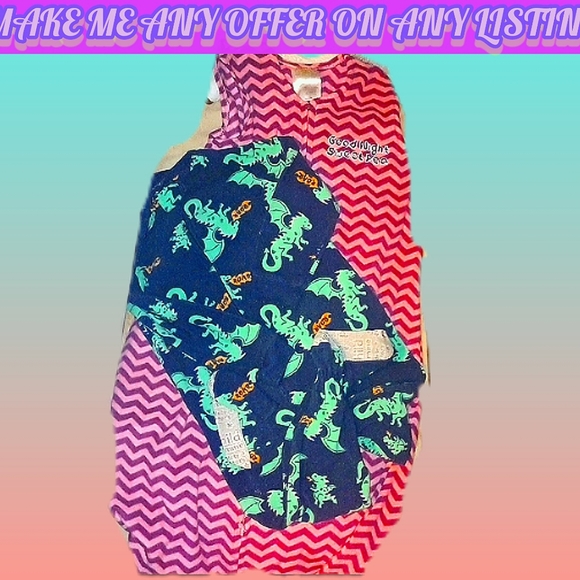 Carter's-3T & Little.Journey-12-18mos Long-UNISEX-SleepSack- EUC.BOTH - Picture 1 of 8